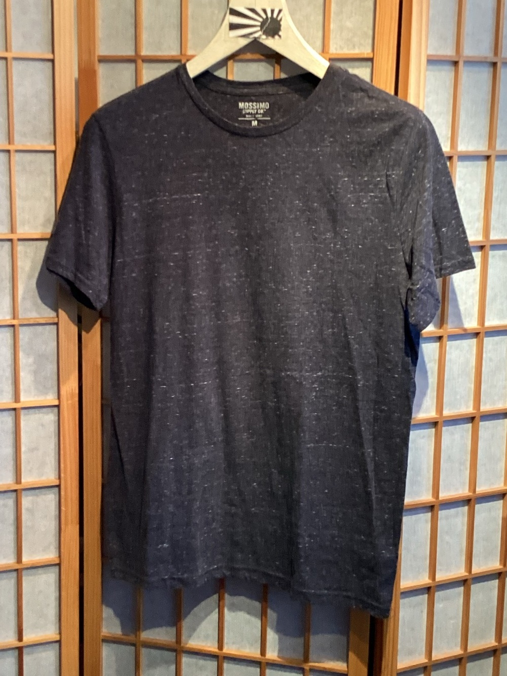 Mossimo Supply Co. Heather Blue Short Sleeve Crew-Neck T-Shirt Men's Size Medium